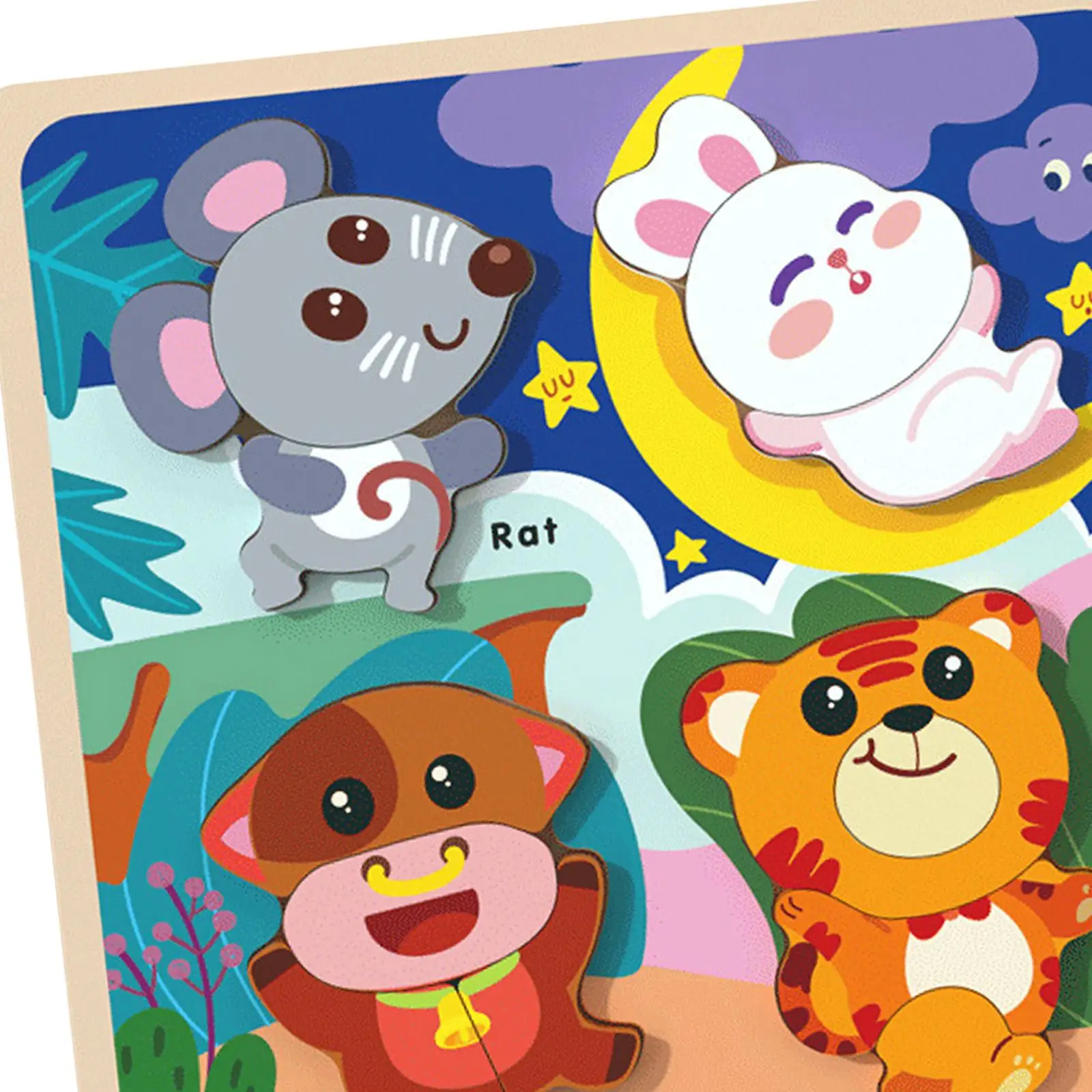 Wooden Animal Puzzle with 4 Animals Animal Recognition Montessori Fine Motor Skill Animal Shape Puzzles for Ages 3 Year Old
Wooden Animal Puzzle with 4 Animals Animal Recognition Montessori Fine Motor Skill Animal Shape Puzzles for Ages 3 Year Old