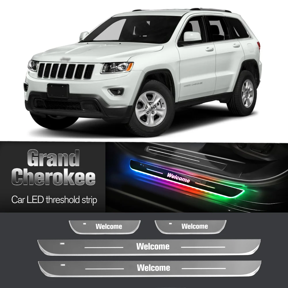 Car Door Sill Light For Jeep Grand Cherokee WJ WG WH WK WL Customized Logo LED Welcome Threshold Pedal Lamp Accessories
Car Door Sill Light For Jeep Grand Cherokee WJ WG WH WK WL Customized Logo LED Welcome Threshold Pedal Lamp Accessories