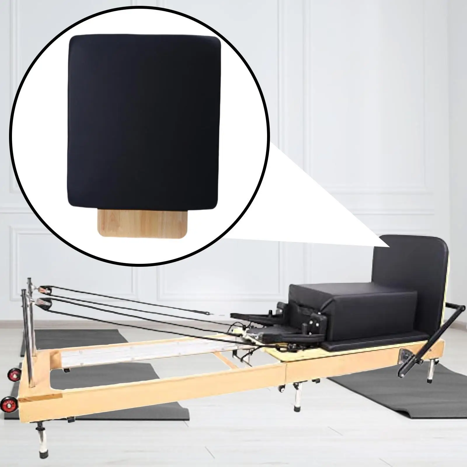 Pilates Reformer Backboard Replace Wood PU Leather Professional Pilates Reformer Accessories for Exercise Balance Training
Pilates Reformer Backboard Replace Wood PU Leather Professional Pilates Reformer Accessories for Exercise Balance Training