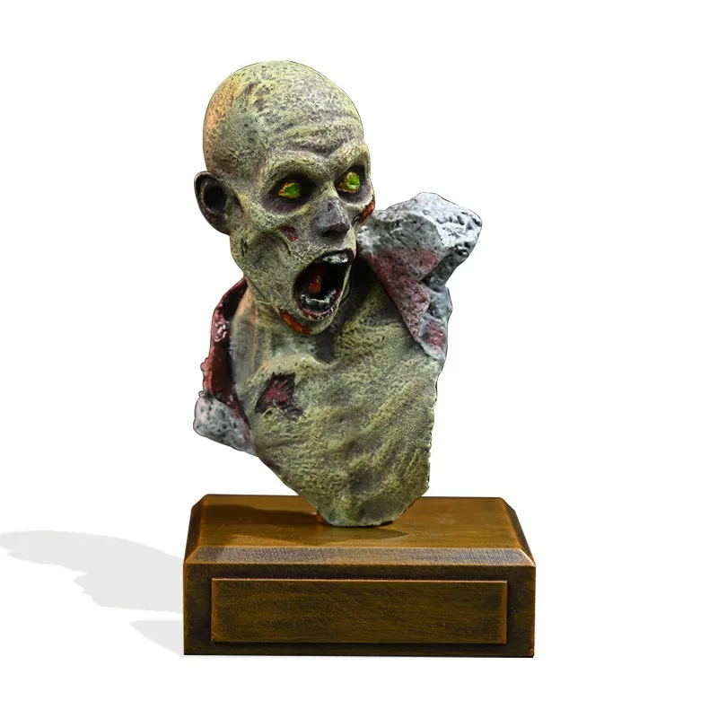 Halloween bust head carving figure model European home ornament
Halloween bust head carving figure model European home ornament