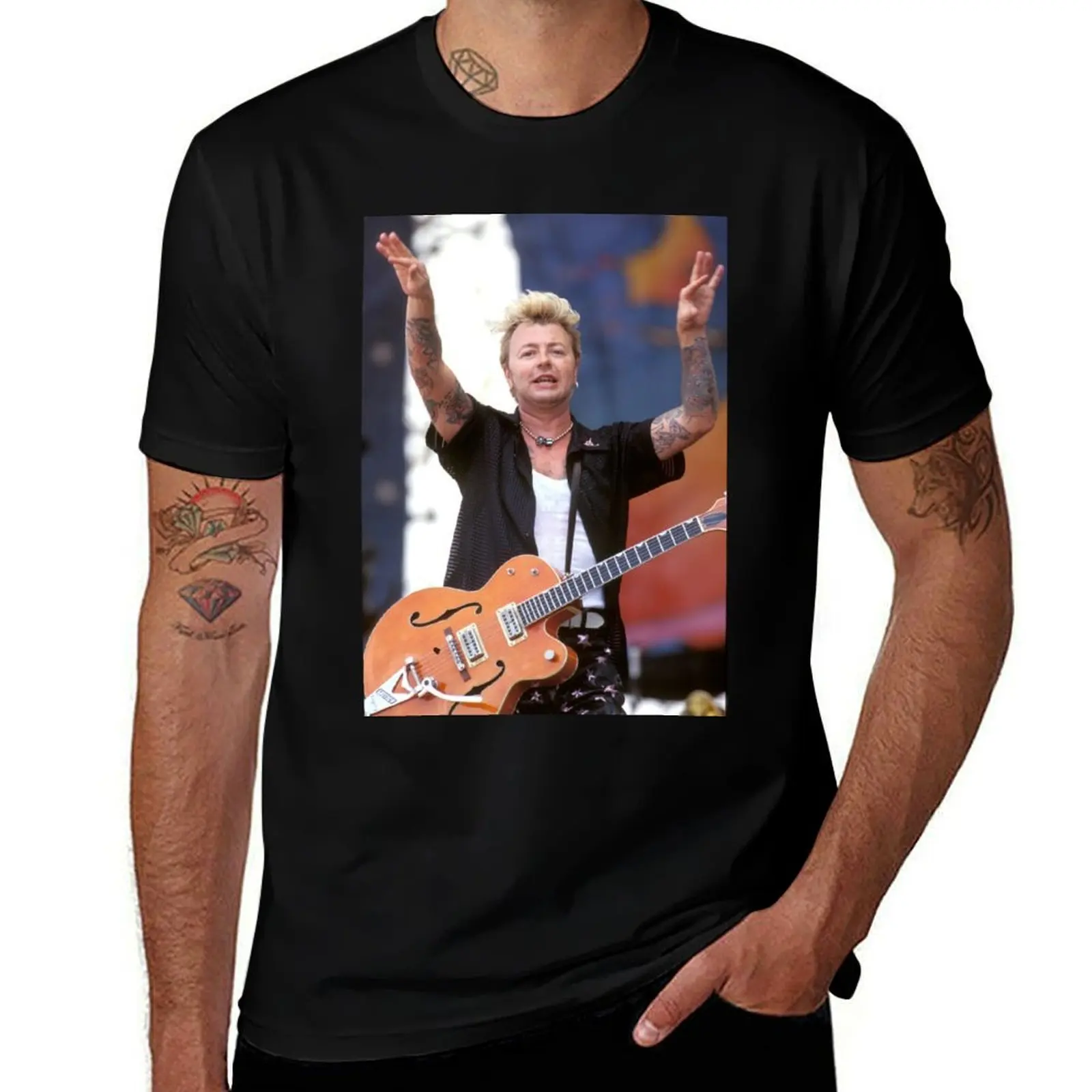 Brian Setzer - Woodstock 99 - Photograph T-Shirt summer tops graphic shirts gifts for boyfriend mens graphic t-shirts funny
Brian Setzer - Woodstock 99 - Photograph T-Shirt summer tops graphic shirts gifts for boyfriend mens graphic t-shirts funny
