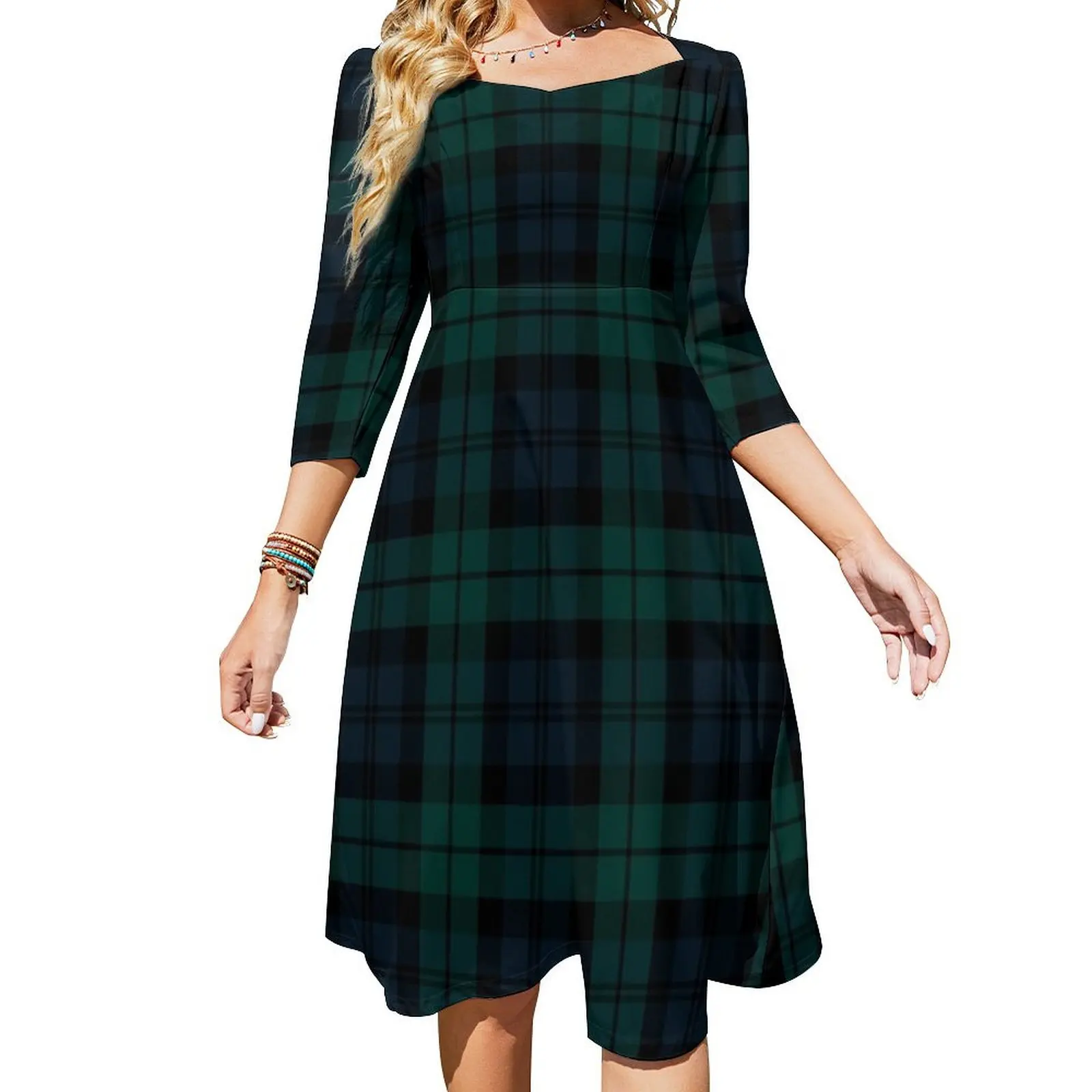 Black Watch Tartan Plaid pattern Flare Dress dress women summer 2024 Dresses gala
Black Watch Tartan Plaid pattern Flare Dress dress women summer 2024 Dresses gala