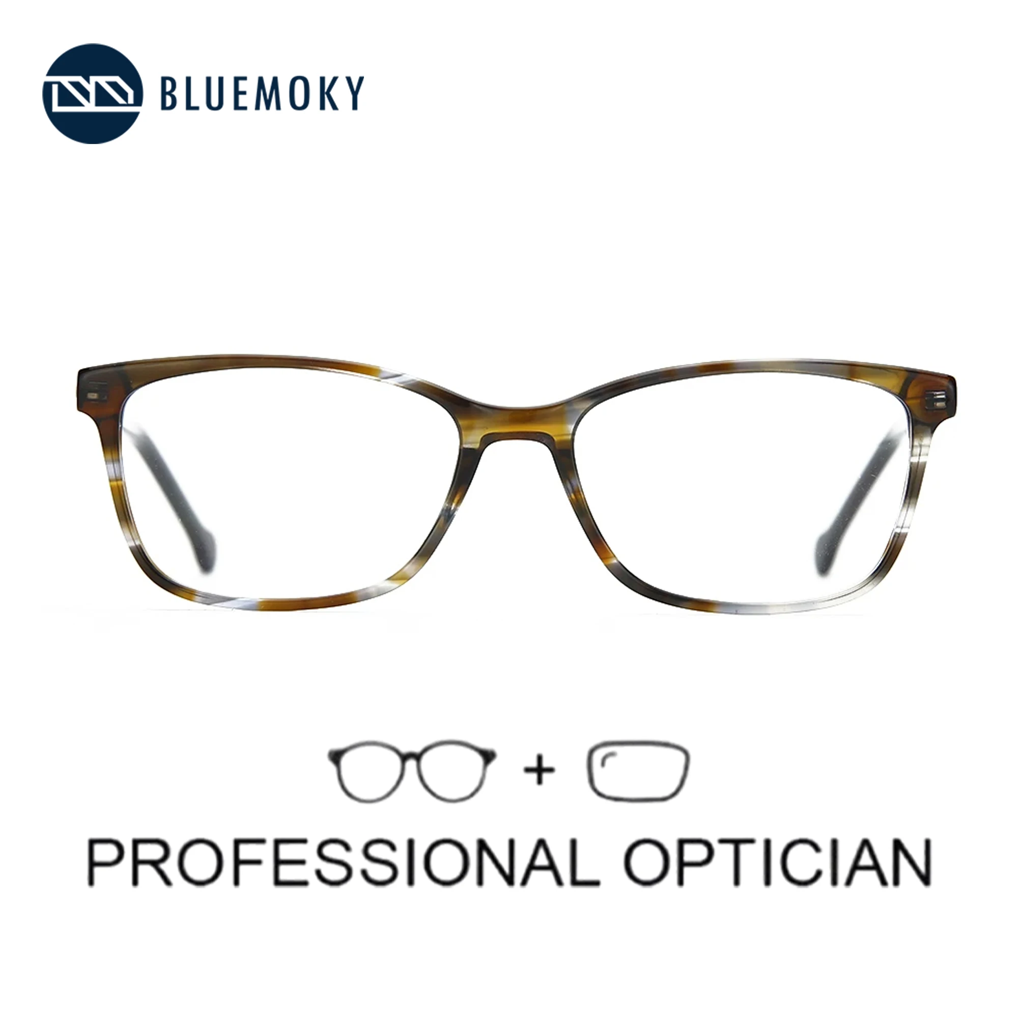 BLUEMOKY Popular Square Prescription Glasses For Women Acetate Anti Blue Light Photochromic/Progressive Optical Eyeglasses
BLUEMOKY Popular Square Prescription Glasses For Women Acetate Anti Blue Light Photochromic/Progressive Optical Eyeglasses