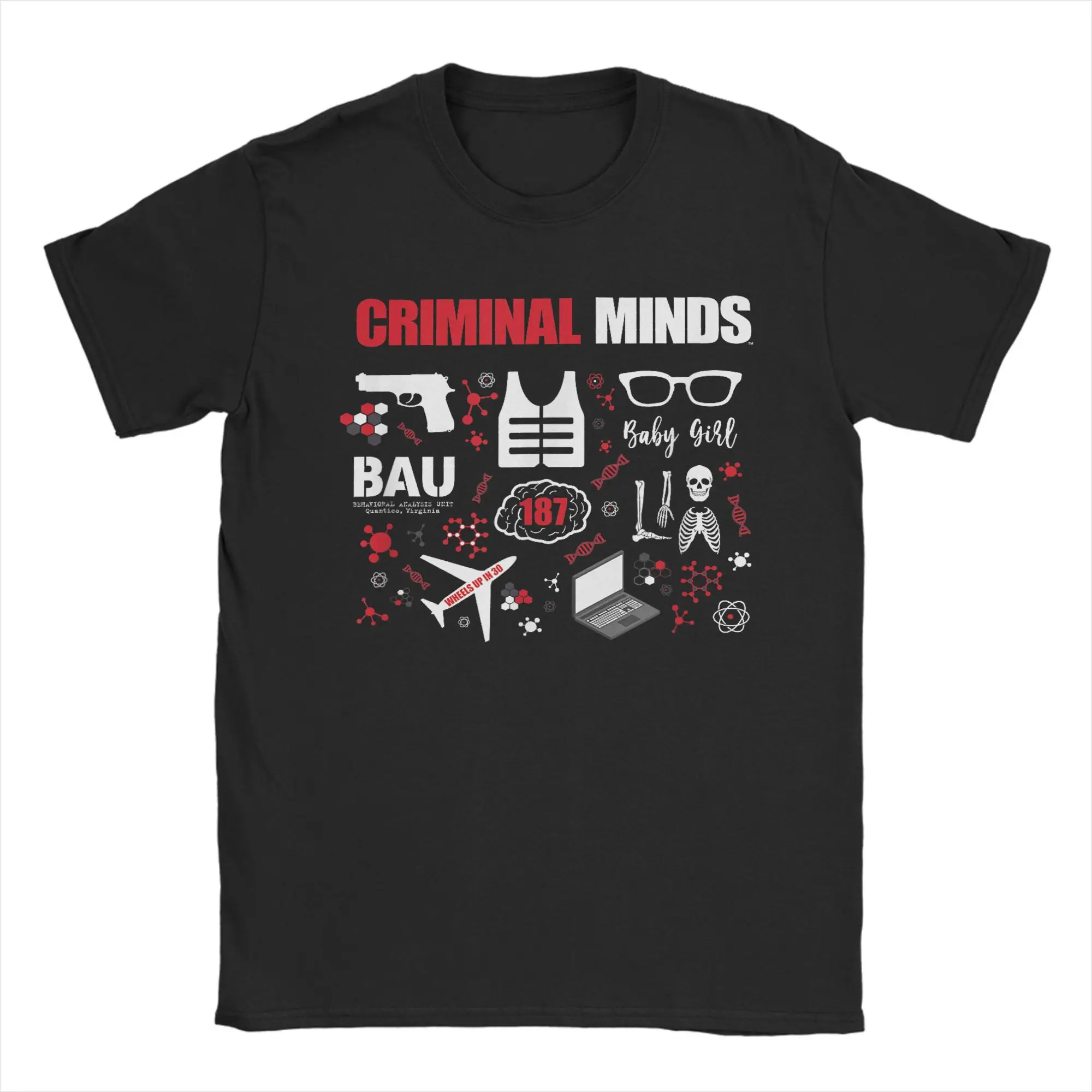 Мужские футболки CBS Criminal Minds Icon Mashup, ТВ-шоу из чистого хлопка, потрясающие футболки с короткими рукавами и круглым вырезом, летние футболки
Мужские футболки CBS Criminal Minds Icon Mashup, ТВ-шоу из чистого хлопка, потрясающие футболки с короткими рукавами и круглым вырезом, летние футболки