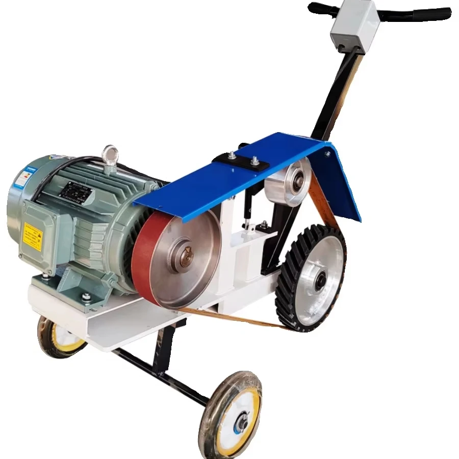 Electric trolley type steel plate grinding, rust removal and polishing machine, burr grinding belt machine.
Electric trolley type steel plate grinding, rust removal and polishing machine, burr grinding belt machine.
