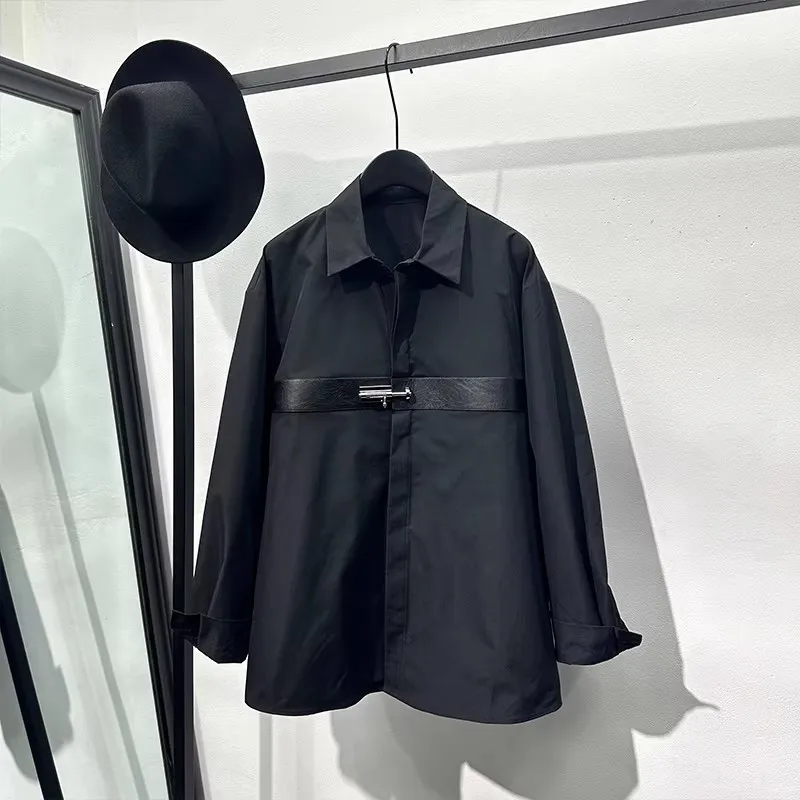 Men Casual Shirts Gothic Style Men's Clothing Spring Male High Street Autumn Black Shirts
Men Casual Shirts Gothic Style Men's Clothing Spring Male High Street Autumn Black Shirts