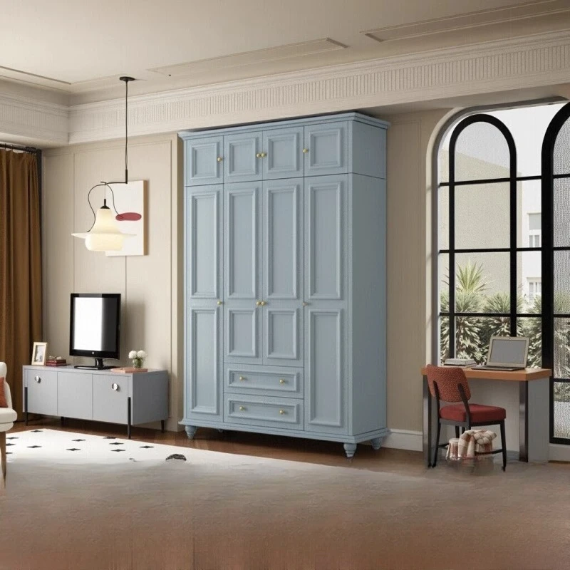 American Bedroom Wardrobe Simple Cabinet Drawer Storage Door Open Closet Organizer Small Clothes Armario De Ropa Furniture
American Bedroom Wardrobe Simple Cabinet Drawer Storage Door Open Closet Organizer Small Clothes Armario De Ropa Furniture