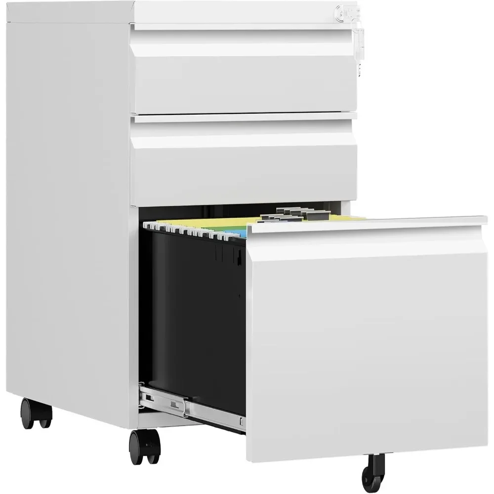 3 Drawer Mobile File Cabinet with Lock, Rolling File Cabinets for Home Office, Under Desk Small File Caninet on wheels
3 Drawer Mobile File Cabinet with Lock, Rolling File Cabinets for Home Office, Under Desk Small File Caninet on wheels