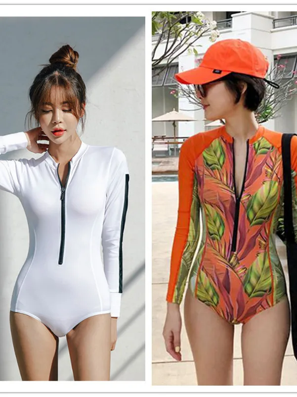 Корейский цельный купальник для женщин с длинными рукавами, спортивный повседневный дизайн, солнцезащитный, теплый, однотонный, утягивающий, с эффектом утяжки, для пляжа
Корейский цельный купальник для женщин с длинными рукавами, спортивный повседневный дизайн, солнцезащитный, теплый, однотонный, утягивающий, с эффектом утяжки, для пляжа