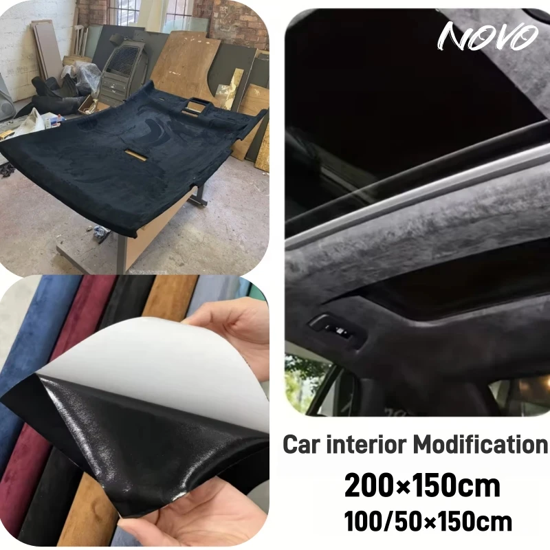 200/100/50×150cm Microfiber Fabric Self-Adhesive Suede Fabrics Premium PU Leather Repair for Car Sky Roof Interior Modification
200/100/50×150cm Microfiber Fabric Self-Adhesive Suede Fabrics Premium PU Leather Repair for Car Sky Roof Interior Modification