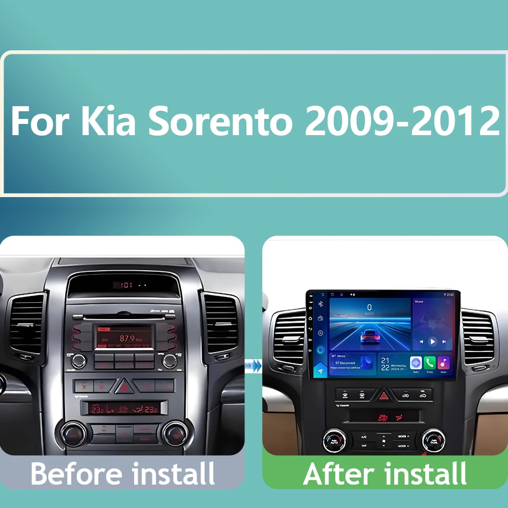 Android 16 For Kia Sorento 2009 2010 2011-2012 Carplay Auto 4G+WIFI GPS Car Radio Navigation Multimedia Video Player Stereo BT
Android 16 For Kia Sorento 2009 2010 2011-2012 Carplay Auto 4G+WIFI GPS Car Radio Navigation Multimedia Video Player Stereo BT