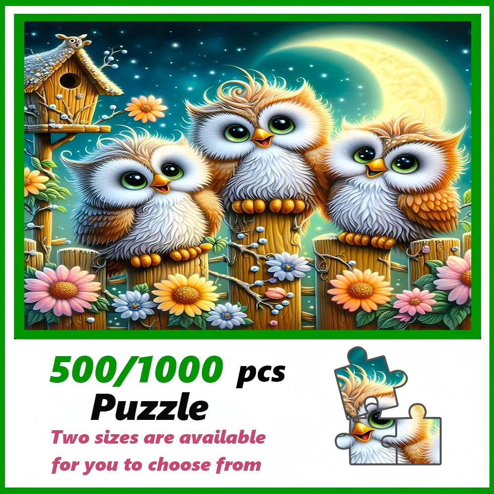 A high-quality 500/1000-piece puzzle, perfect for adults, is a fun family game that helps relieve stress and is great fo
A high-quality 500/1000-piece puzzle, perfect for adults, is a fun family game that helps relieve stress and is great fo