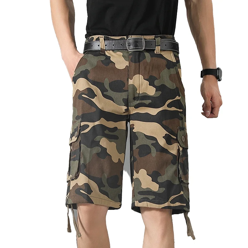 Men's Cargo Shorts Summer Fashion Breathable 100% Cotton Camouflage Casual 5-point-pants Simple Versatile Multi Color Options
Men's Cargo Shorts Summer Fashion Breathable 100% Cotton Camouflage Casual 5-point-pants Simple Versatile Multi Color Options
