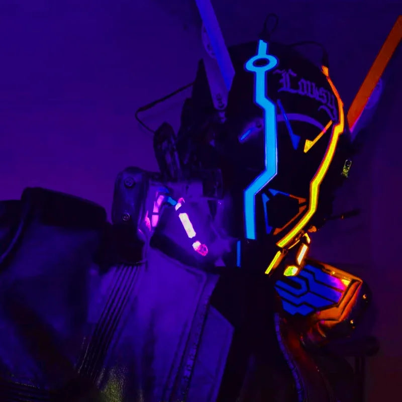 Function Cosplay Masks Cosplay For Games Dress Up Bar Light For Women HD Mask Add Lights Cyber Punk Cos Mask Punk Mechanical
Function Cosplay Masks Cosplay For Games Dress Up Bar Light For Women HD Mask Add Lights Cyber Punk Cos Mask Punk Mechanical