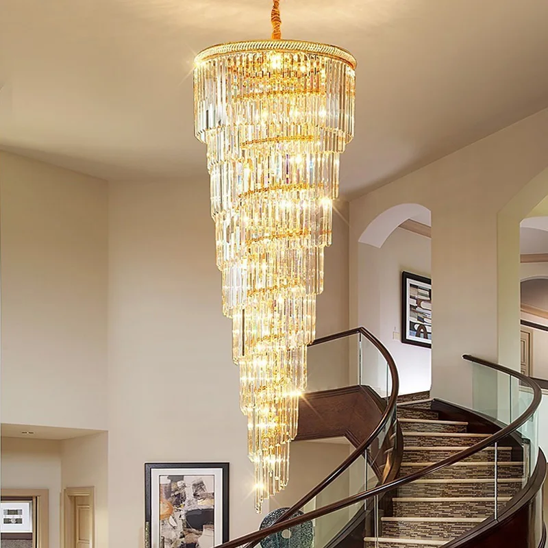 Роскошные хрустальные люстры, вилла, дуплекс, чердак, освещение для гостиной, лофт, домашний декор, длинные потолочные подвесные светильники, светильники
Роскошные хрустальные люстры, вилла, дуплекс, чердак, освещение для гостиной, лофт, домашний декор, длинные потолочные подвесные светильники, светильники