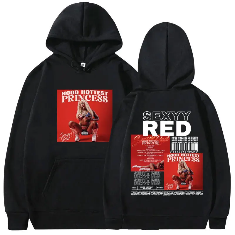Rapper Sexyy Red Hood Hottest Princess Print Hoodie Male Fashion Pullover Hoodies Men Women Vintage Hip Hop Oversized Tracksuit
Rapper Sexyy Red Hood Hottest Princess Print Hoodie Male Fashion Pullover Hoodies Men Women Vintage Hip Hop Oversized Tracksuit