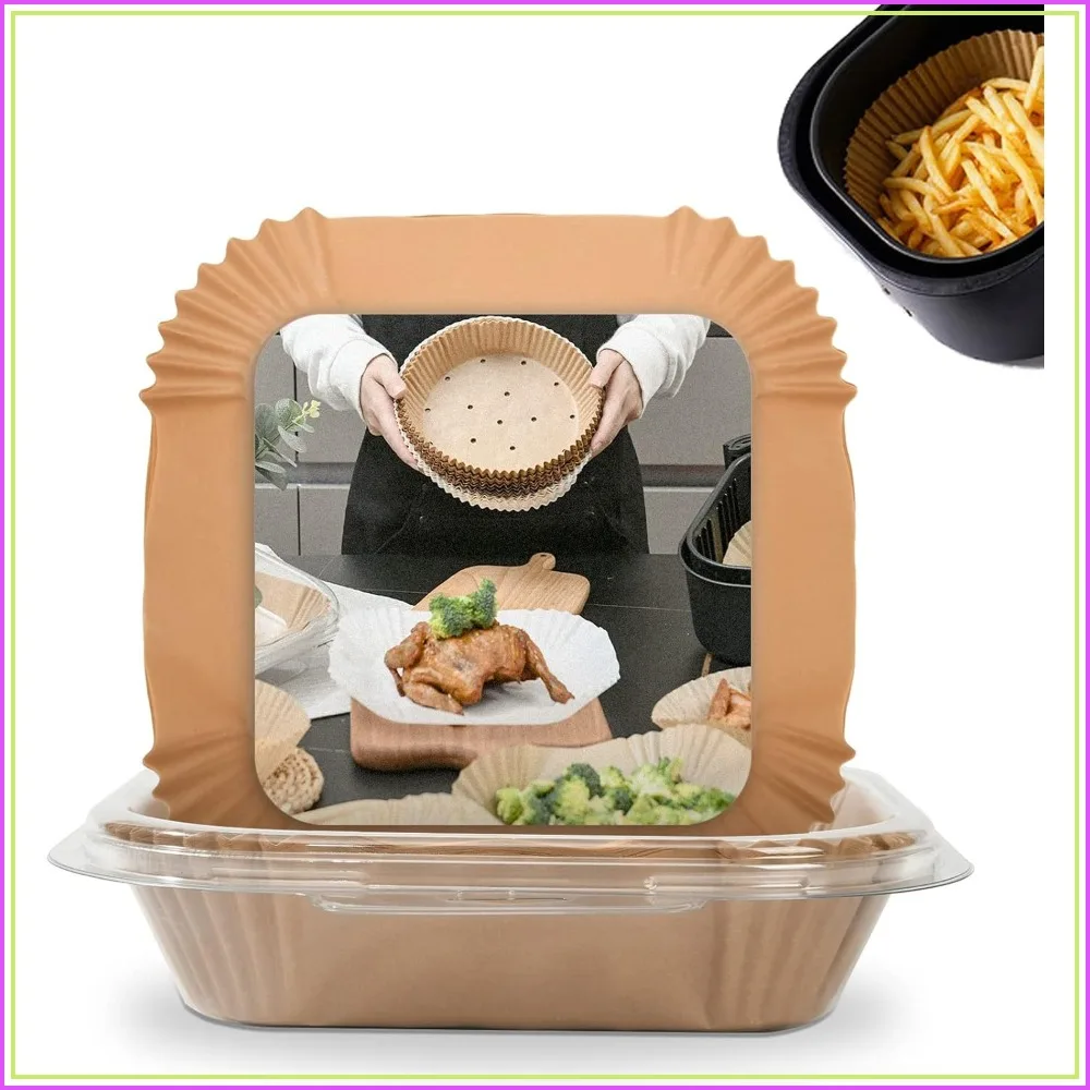 3-Size Rectangle Air Fryer Disposable Paper Liners, Non-Stick Parchment Baking Accessories Compatible with Dual Air Fryers
3-Size Rectangle Air Fryer Disposable Paper Liners, Non-Stick Parchment Baking Accessories Compatible with Dual Air Fryers