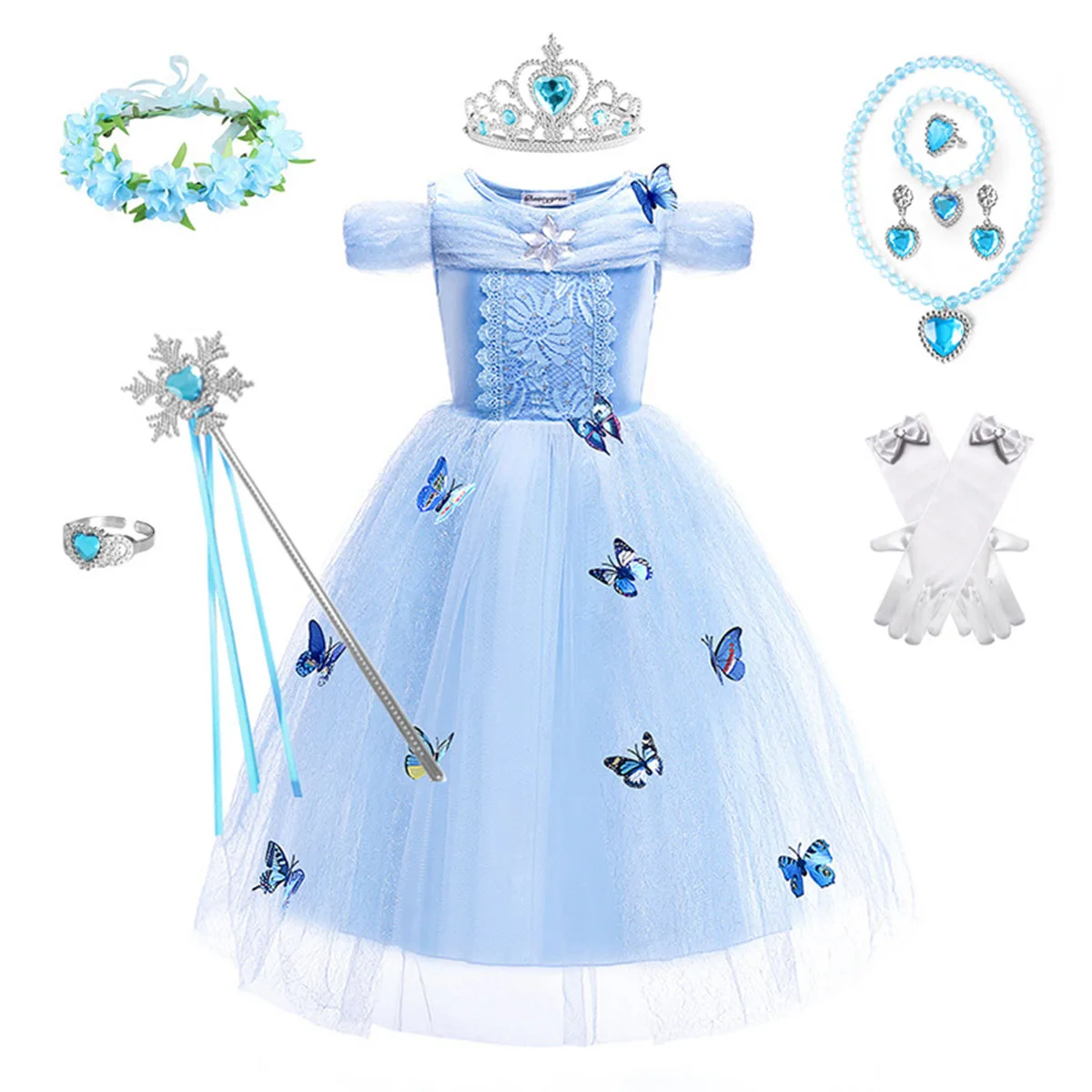 Shiny Toddler Little Girls Movie Cinderella Princess Cosplay Costume Girls Birthday Party Holiday Halloween Fancy Easter Dress
Shiny Toddler Little Girls Movie Cinderella Princess Cosplay Costume Girls Birthday Party Holiday Halloween Fancy Easter Dress