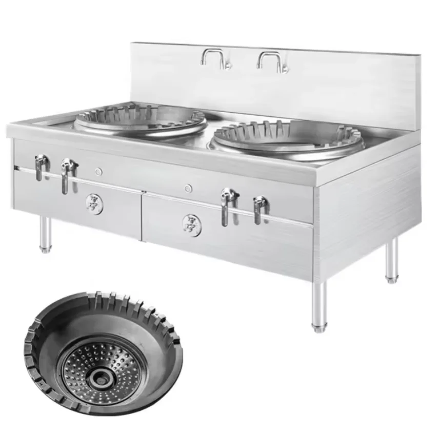 High Quality Gas Stove With Fan Good Fire Blue Flame Cook Top Double Burner Gas Stove For Commercial Kitchen Use 
High Quality Gas Stove With Fan Good Fire Blue Flame Cook Top Double Burner Gas Stove For Commercial Kitchen Use