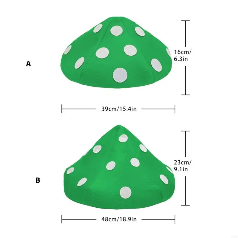 Adults Teens Funny Halloween Party Headgear Cosplay Mushroom Shaped Hats for Stage Performance Prop Festival Costume Accessories
Adults Teens Funny Halloween Party Headgear Cosplay Mushroom Shaped Hats for Stage Performance Prop Festival Costume Accessories