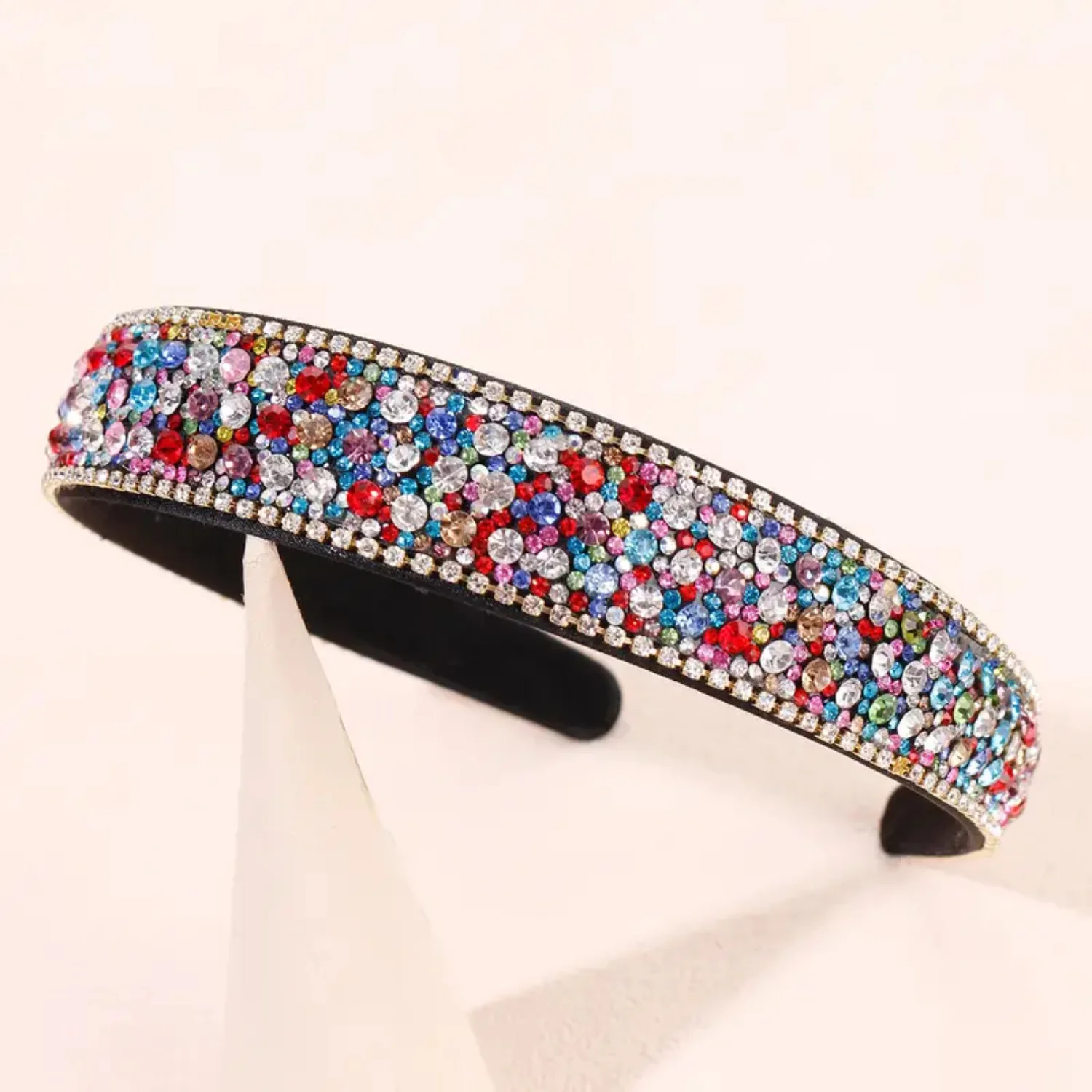 Sparkling Rhinestone Glitter Headband - Vibrant and eye-catching design with colorful allover rhinestones Barberias accesorios
Sparkling Rhinestone Glitter Headband - Vibrant and eye-catching design with colorful allover rhinestones Barberias accesorios