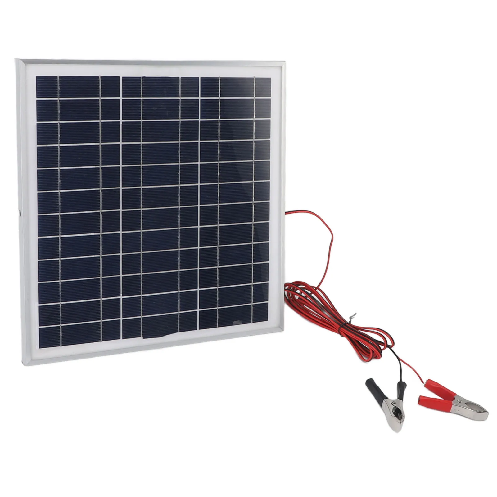 50w aluminum frame solar panel with 3 meters DC18V red and black crocodile clip for camping battery charging
50w aluminum frame solar panel with 3 meters DC18V red and black crocodile clip for camping battery charging