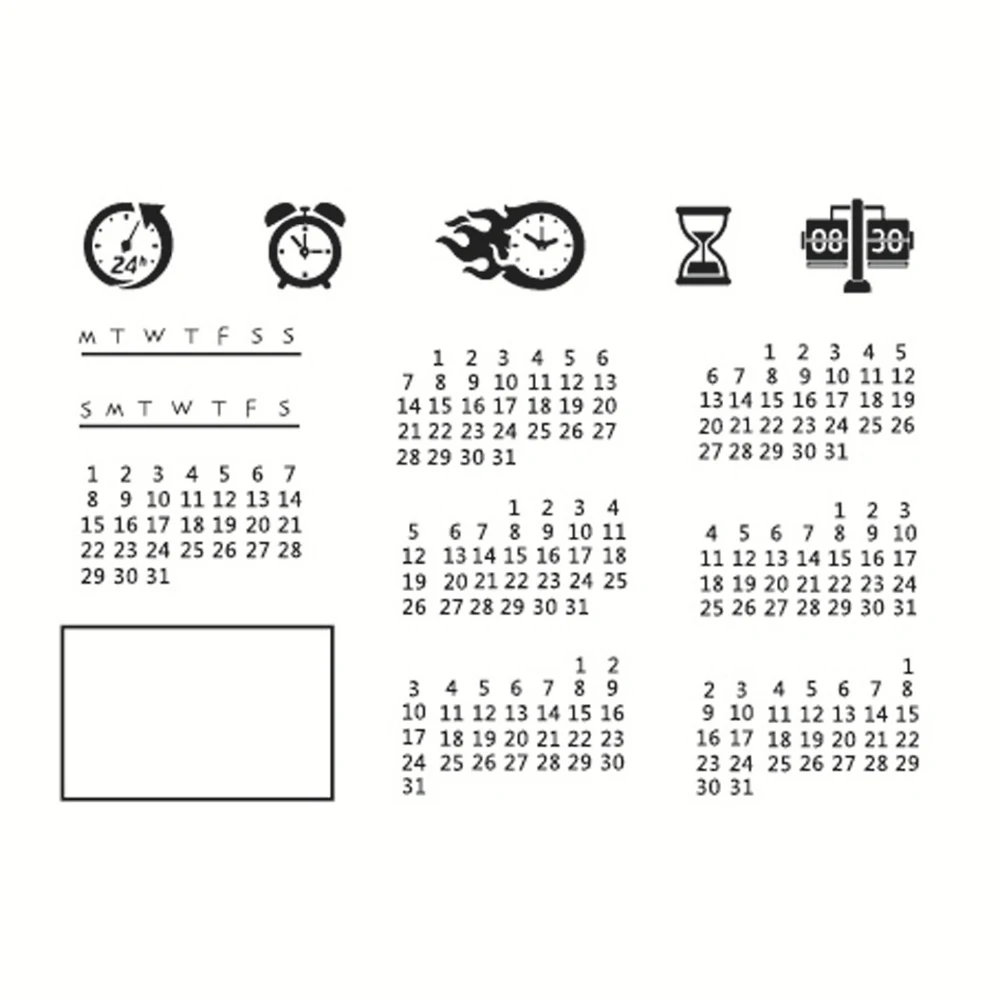 11x16cm Calendar Stamp Clear Stamps Seal for DIY Scrapbooking Card Rubber Stamp Making Photo Album Handmade Crafts Decor
11x16cm Calendar Stamp Clear Stamps Seal for DIY Scrapbooking Card Rubber Stamp Making Photo Album Handmade Crafts Decor
