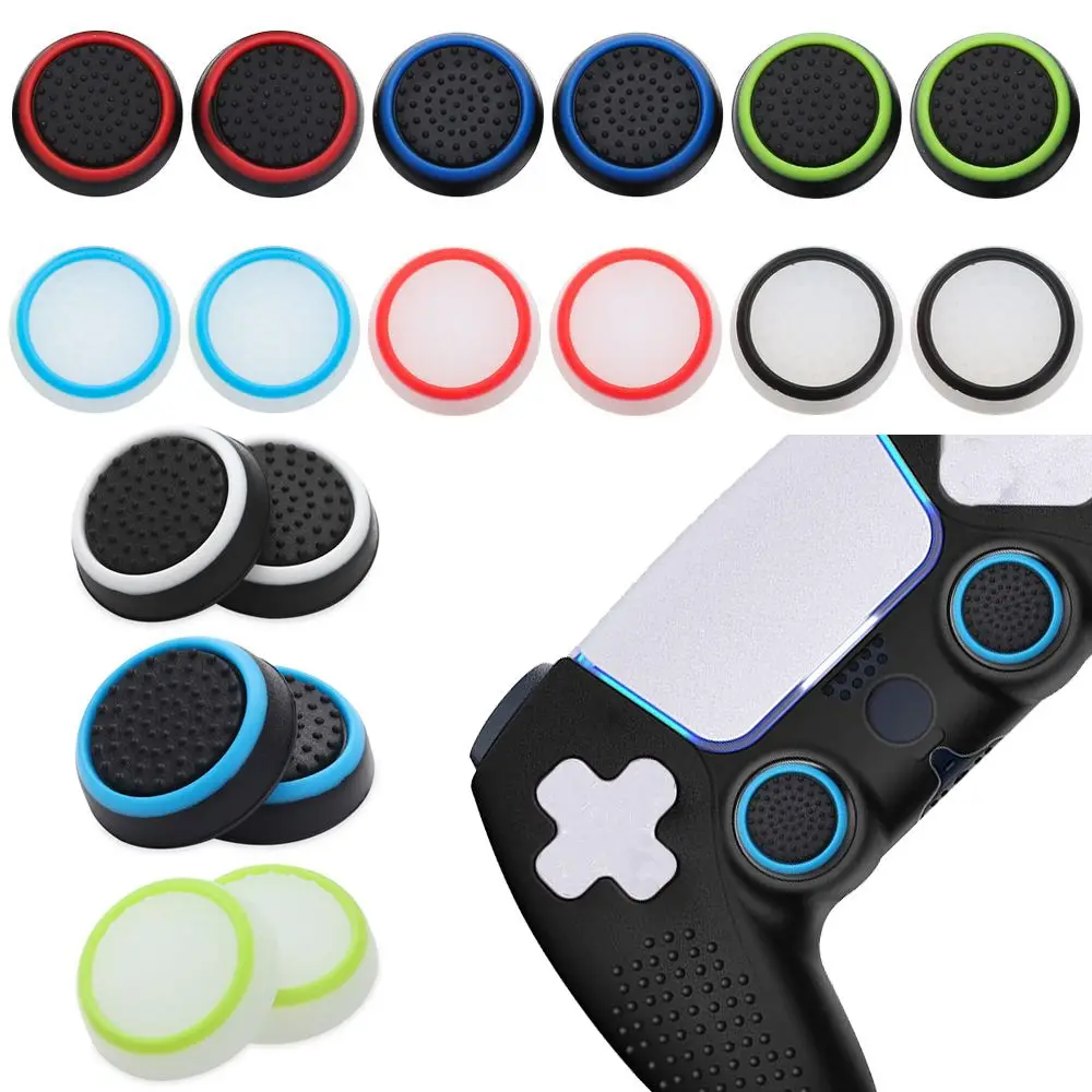 for PS3/4/5 Thumbstick Grips Cover Game Controllers Luminous Joystick Cap Protect Cover Thumb Stick Grip Caps Game Accessory
for PS3/4/5 Thumbstick Grips Cover Game Controllers Luminous Joystick Cap Protect Cover Thumb Stick Grip Caps Game Accessory