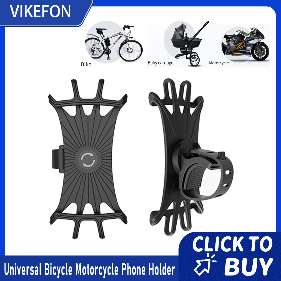 360 Rotatable Mobile Phone Bicycle Motorcycle Holder Bike Safe Bracket Silicone Support Silicone Pull Type For All Phone Stand
360 Rotatable Mobile Phone Bicycle Motorcycle Holder Bike Safe Bracket Silicone Support Silicone Pull Type For All Phone Stand