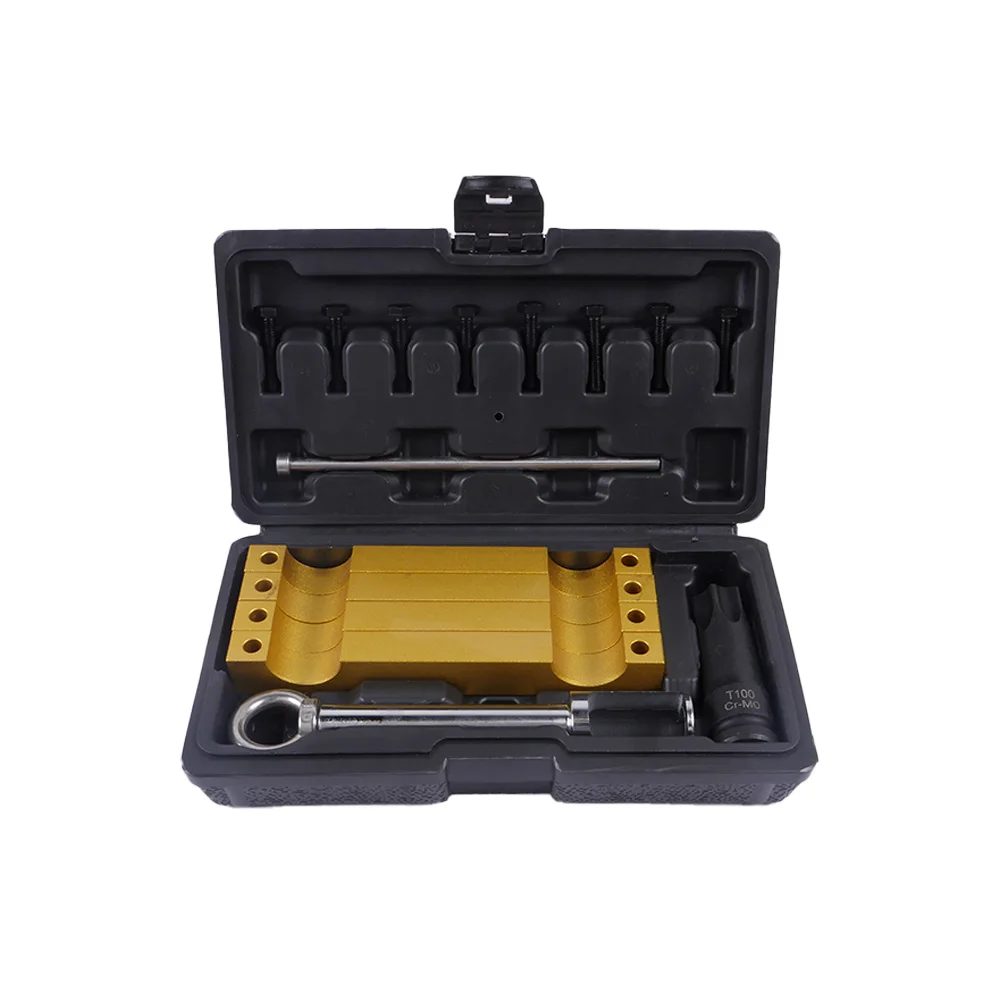 M157/M276/M278 Camshaft Timing Alignment Tool with T100 and Removal Puller Tool
M157/M276/M278 Camshaft Timing Alignment Tool with T100 and Removal Puller Tool