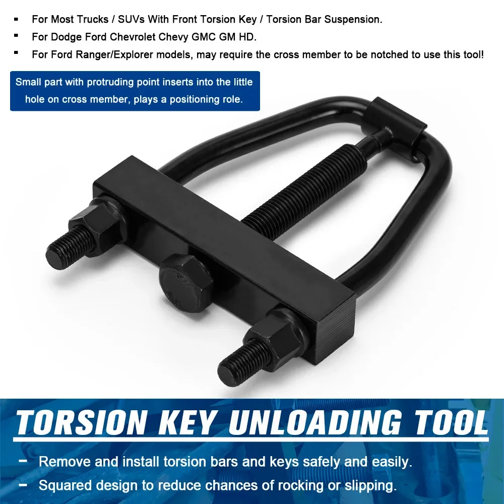 Steel Torsion Bar Key Installation Removal Tool For Chevy GM Dodge Trucks SUVs
Steel Torsion Bar Key Installation Removal Tool For Chevy GM Dodge Trucks SUVs
