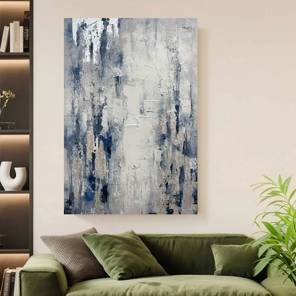 Chic Minimalist Abstract Oil Painting - Grey & Blue D Canvas Art, Perfect For Living Room, Bedroom, Office Decor
Chic Minimalist Abstract Oil Painting - Grey & Blue D Canvas Art, Perfect For Living Room, Bedroom, Office Decor