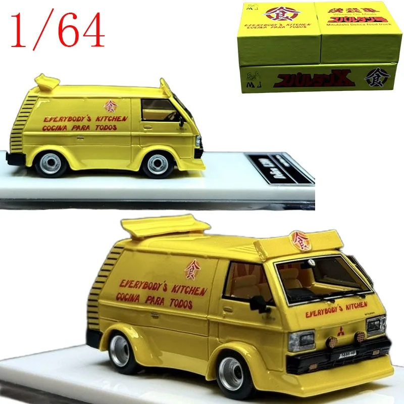 MJ Diecast 1/64 Scale Cinematic Vehicle:1984 Mitsubishi Delica L300 "Wheels on Meals" Edition Alloy Car Model Toys for Boys Gift
MJ Diecast 1/64 Scale Cinematic Vehicle:1984 Mitsubishi Delica L300 "Wheels on Meals" Edition Alloy Car Model Toys for Boys Gift