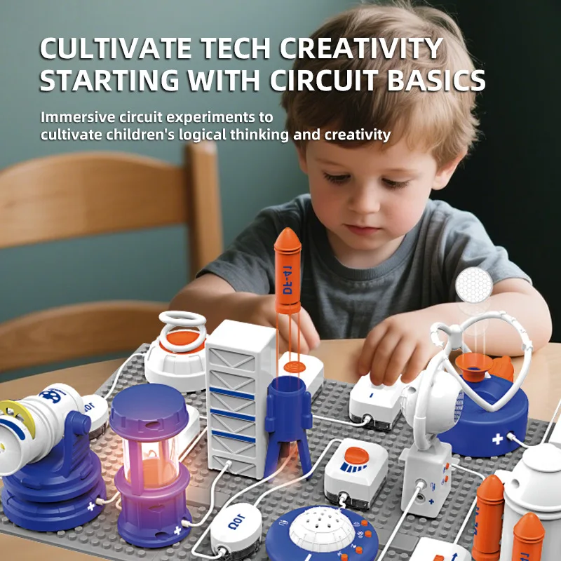 Children's Science Experiment Set Electronic Building Blocks Physics Circuit Assembly Educational Learning Toy Gift
Children's Science Experiment Set Electronic Building Blocks Physics Circuit Assembly Educational Learning Toy Gift