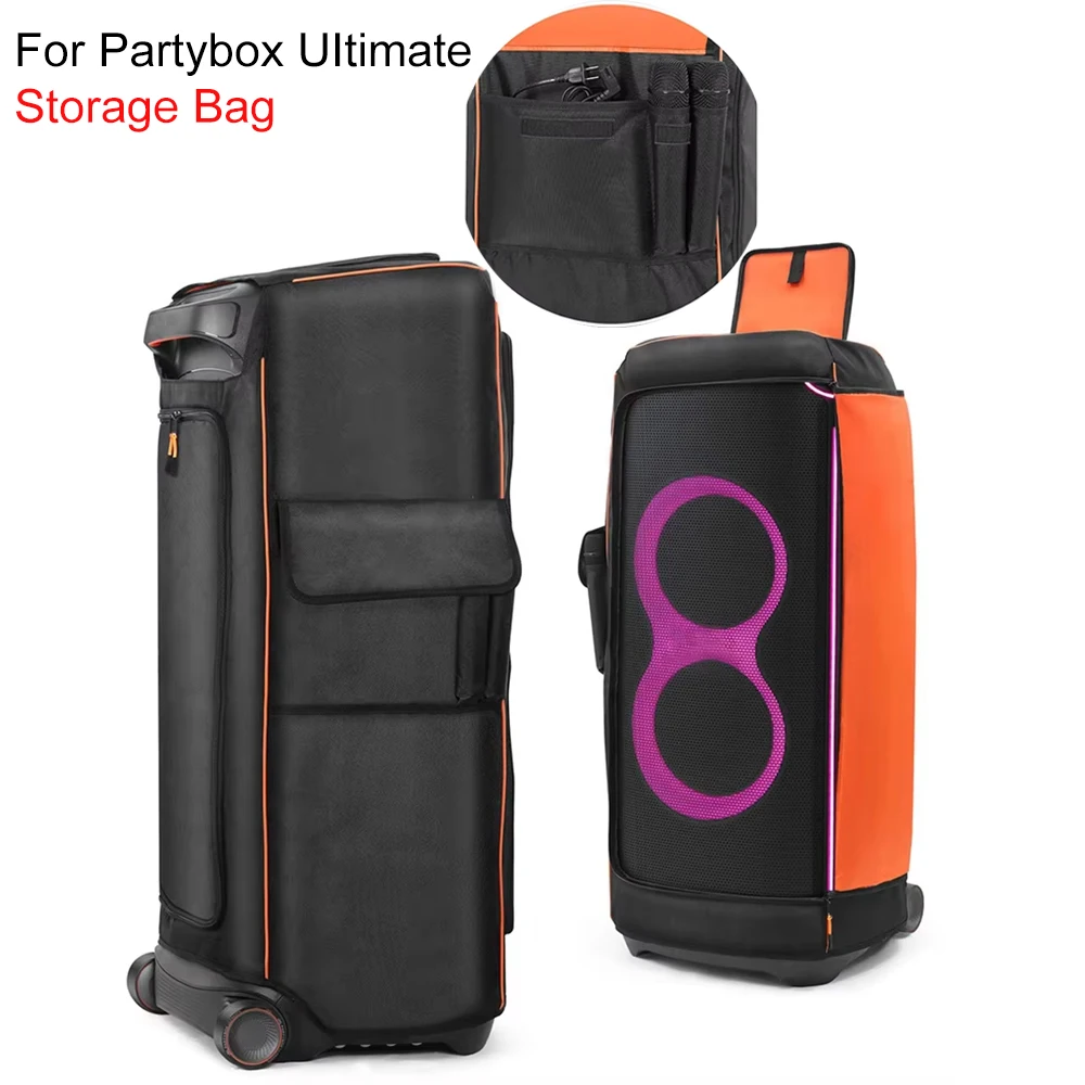 Speaker Storage Bag Large Capacity Protection Speaker Storage Case with Side Storage Pocket for JBL Partybox UItimate Dust Cover
Speaker Storage Bag Large Capacity Protection Speaker Storage Case with Side Storage Pocket for JBL Partybox UItimate Dust Cover