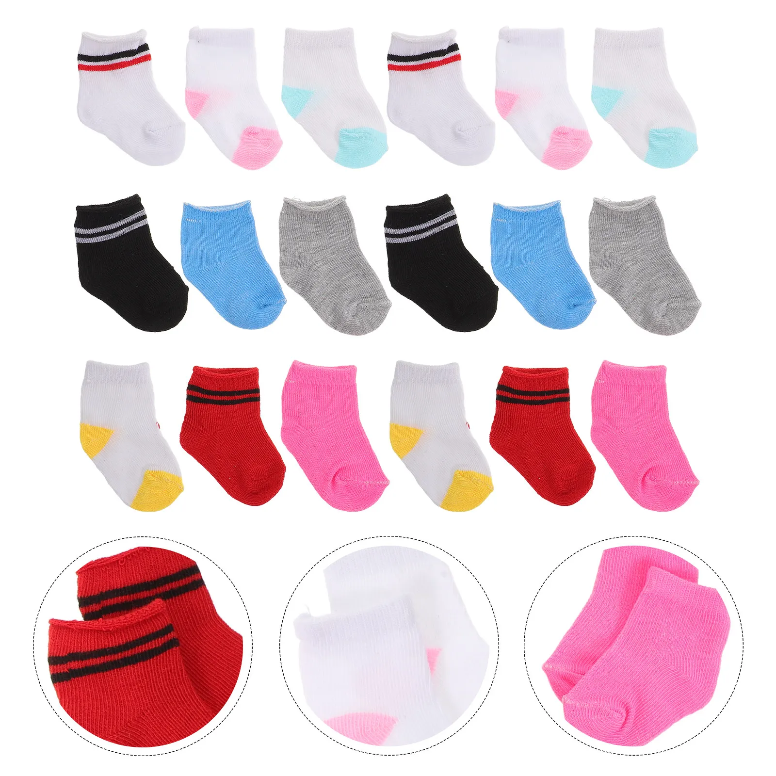 Socks 18 Inch Cotton Accessories Striped Mini Kids Baby Clothes Action Figure Decor Cheerleader Socks
Socks 18 Inch Cotton Accessories Striped Mini Kids Baby Clothes Action Figure Decor Cheerleader Socks