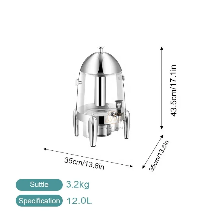 For YITIAN Catering Commercial Coffee Juice Dispenser Cold Drink Beverage Stainless Steel Coffee Dispenser Heating
For YITIAN Catering Commercial Coffee Juice Dispenser Cold Drink Beverage Stainless Steel Coffee Dispenser Heating