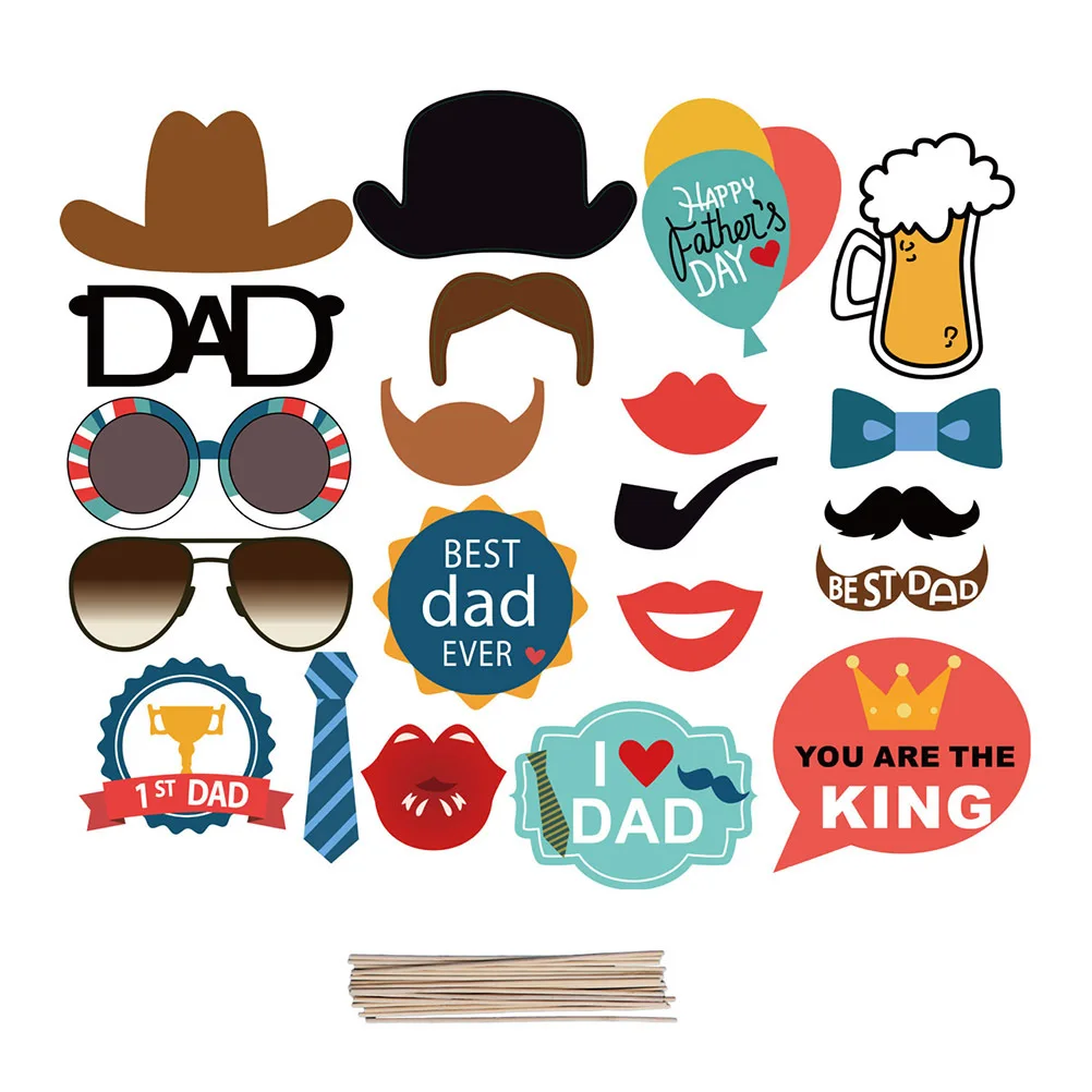 21Pcs Photograph Props Fun Accessories for Dad Mom Friends Kids Party Wedding Birthday Holiday Snapshots Decorations
21Pcs Photograph Props Fun Accessories for Dad Mom Friends Kids Party Wedding Birthday Holiday Snapshots Decorations