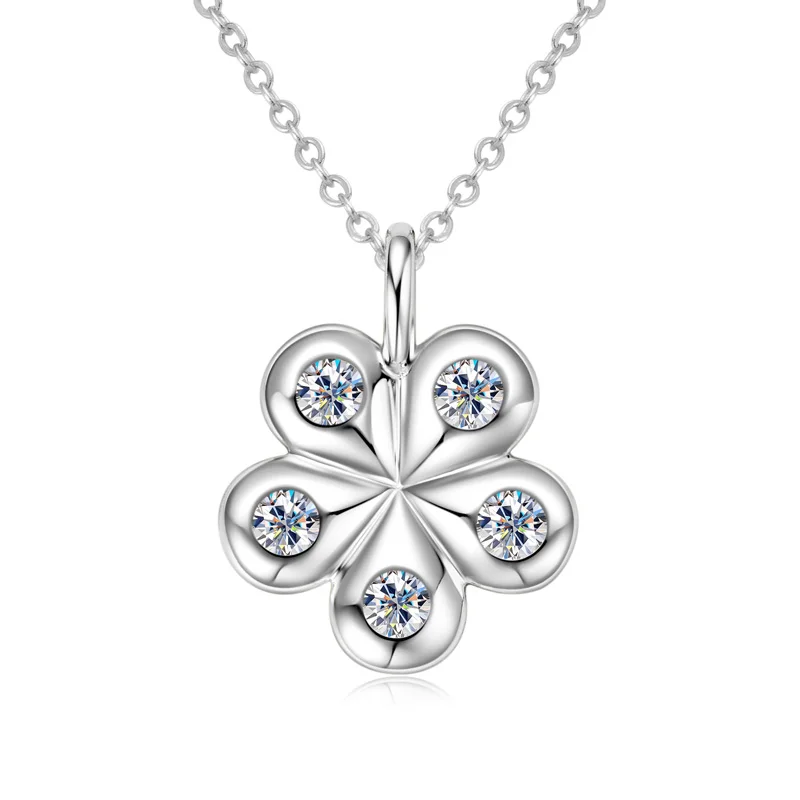 IOGOU 3mm D0.50CT Moissanite Necklaces Petal Flower Pendant for Women Real Silver 925 Christmas Gift Engagement Jewelry Original
IOGOU 3mm D0.50CT Moissanite Necklaces Petal Flower Pendant for Women Real Silver 925 Christmas Gift Engagement Jewelry Original