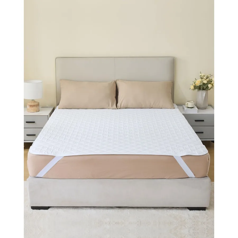 KANECH Queen Size Bed Pads 60"x80" with Straps (1 Pack) Washable and Waterproof Heavy Absorbency Incontinence Mattress Pad Reus
KANECH Queen Size Bed Pads 60"x80" with Straps (1 Pack) Washable and Waterproof Heavy Absorbency Incontinence Mattress Pad Reus