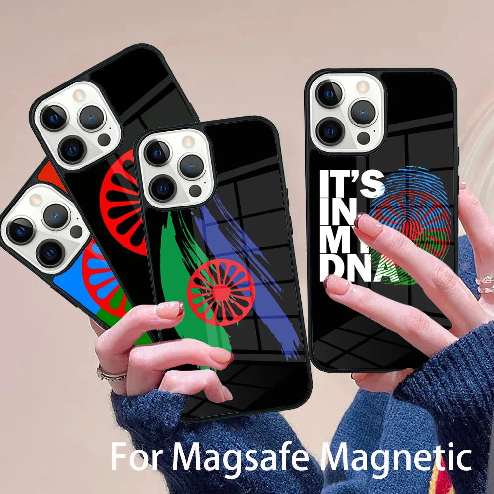 Flag of the Romani People Phone Case Magesafe Magnetic Wireless Charge Cover For IPhone 16 11 12 13 14 15 Pro Max Plus Mini
Flag of the Romani People Phone Case Magesafe Magnetic Wireless Charge Cover For IPhone 16 11 12 13 14 15 Pro Max Plus Mini
