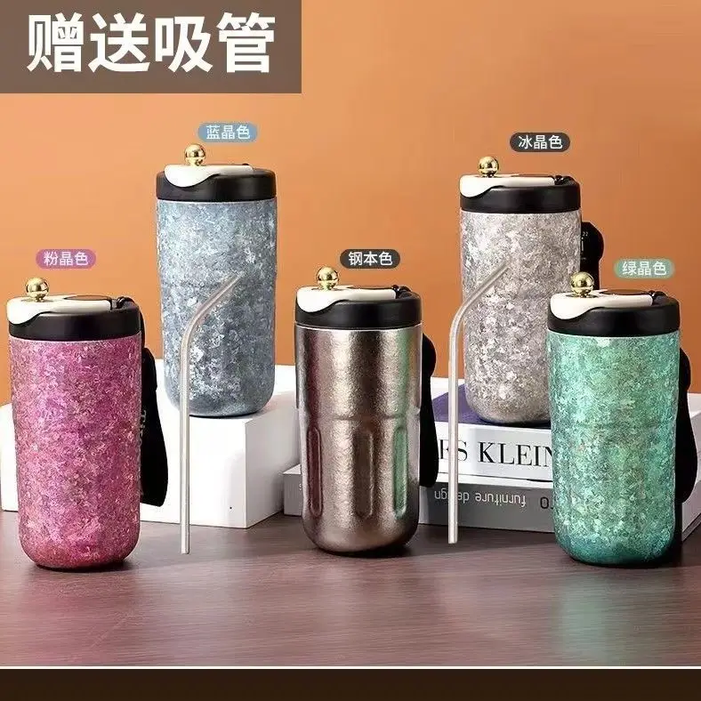 High value pure titanium smart coffee cup thermos cup water cup double layer titanium
High value pure titanium smart coffee cup thermos cup water cup double layer titanium