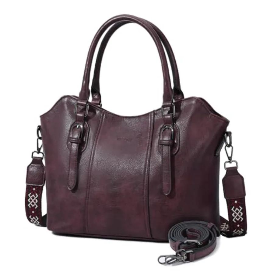 Hobo Bags for Women Vegan Leather Top Handle Satchel Shoulder Purse Handbag Purse with Crossbody Guitar Strap
Hobo Bags for Women Vegan Leather Top Handle Satchel Shoulder Purse Handbag Purse with Crossbody Guitar Strap