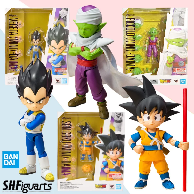 Bandai Original SHF Dragon Ball DAIMA SON GOKU (MINI) VEGETA (MINI) PICCOLO (MINI) Коллекция аниме Модель игрушечные украшения
Bandai Original SHF Dragon Ball DAIMA SON GOKU (MINI) VEGETA (MINI) PICCOLO (MINI) Коллекция аниме Модель игрушечные украшения