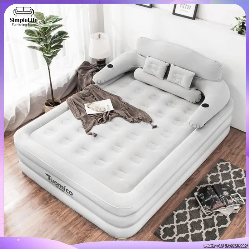 Inflatable Air Bed with Backrest for 2 Persons Portable Folding Camping Mattress Indoor Outdoor Use High Comfort Air Cushion
Inflatable Air Bed with Backrest for 2 Persons Portable Folding Camping Mattress Indoor Outdoor Use High Comfort Air Cushion
