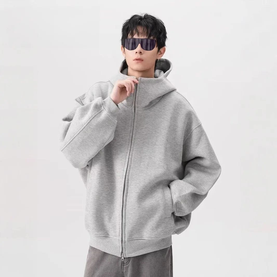 Korean Turtleneck Hoodies for Men Zip Up Hoodies Jacket Autumn Winter Retro Loose Oversized Hooded Sweatshirt Coats Streetwear
Korean Turtleneck Hoodies for Men Zip Up Hoodies Jacket Autumn Winter Retro Loose Oversized Hooded Sweatshirt Coats Streetwear