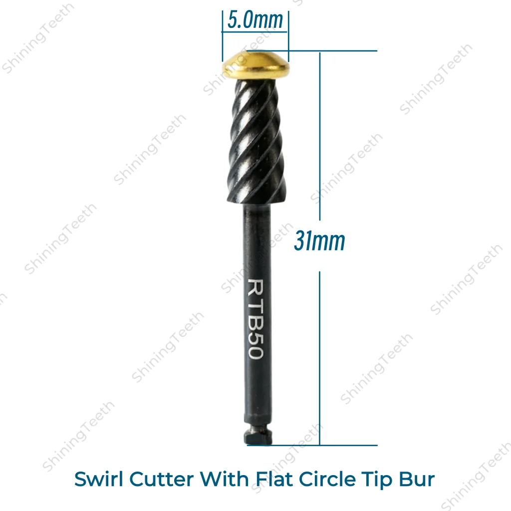 Dental Swirl Cone Flat Circle Tip Bur Bone Shaping Cutting Tool Latch Type RA Dental Tissue Remover
Dental Swirl Cone Flat Circle Tip Bur Bone Shaping Cutting Tool Latch Type RA Dental Tissue Remover