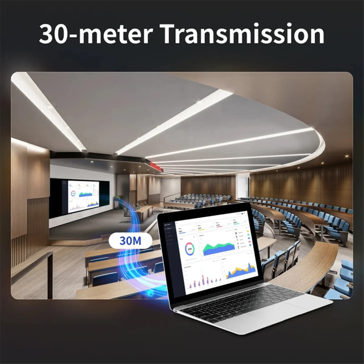 PBD-n4K Wireless HD-MI Transmitter and Receiver Plug-and-Play Portable Full HD Box No App or Bluetooth
PBD-n4K Wireless HD-MI Transmitter and Receiver Plug-and-Play Portable Full HD Box No App or Bluetooth