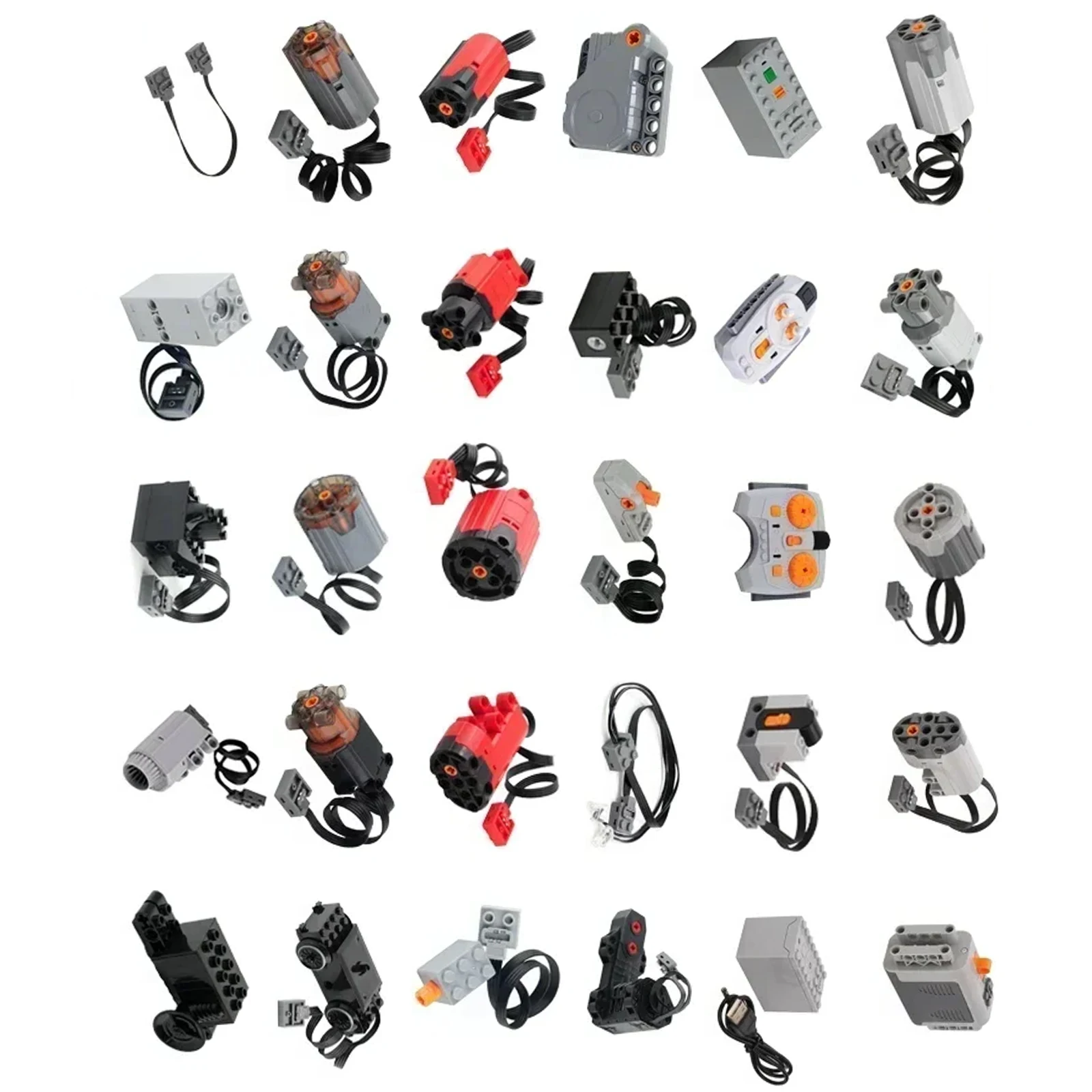 MOC Power Functions Upgrate M L XL Motor Servo Motor Remote Control Battery Box Switch 8293 8883 Building Blocks Technical Parts
MOC Power Functions Upgrate M L XL Motor Servo Motor Remote Control Battery Box Switch 8293 8883 Building Blocks Technical Parts
