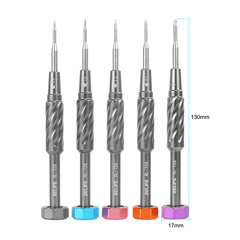RELIFE RL-728B Laptop Repair Screwdriver Set S2 Steel Bits (T3/T5/T8/0.8/1.2) 5Pcs with Magnetizer Suction Cup Precision Tools
RELIFE RL-728B Laptop Repair Screwdriver Set S2 Steel Bits (T3/T5/T8/0.8/1.2) 5Pcs with Magnetizer Suction Cup Precision Tools
